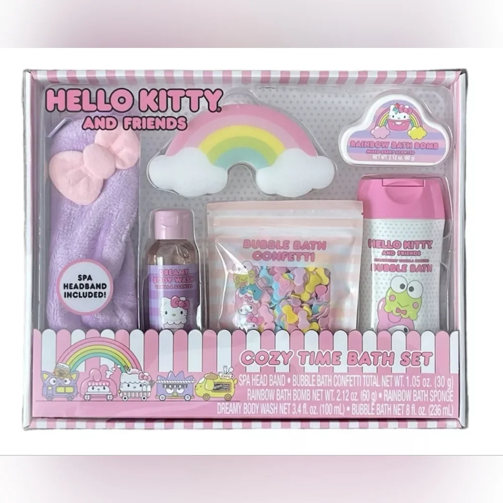 Hello Kitty and Friends Cozy Time Bath Set